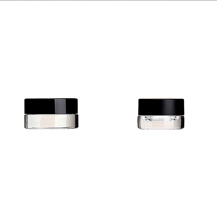 Cosmetic packaging facial cream jar cream cosmetic glass clear jar container 3g 5g