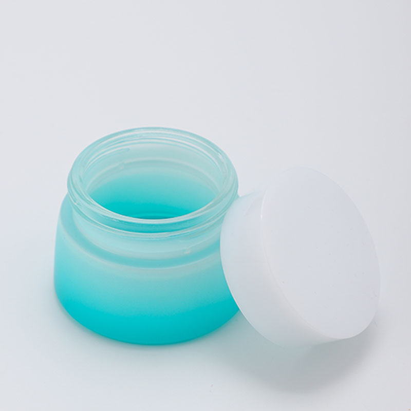 Cosmetic packaging glass bottle cream jar for skin care and personal care