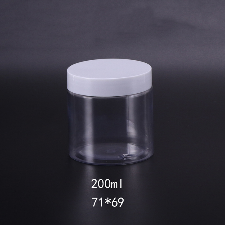 Cosmetic packaging plastic jar 200 ml