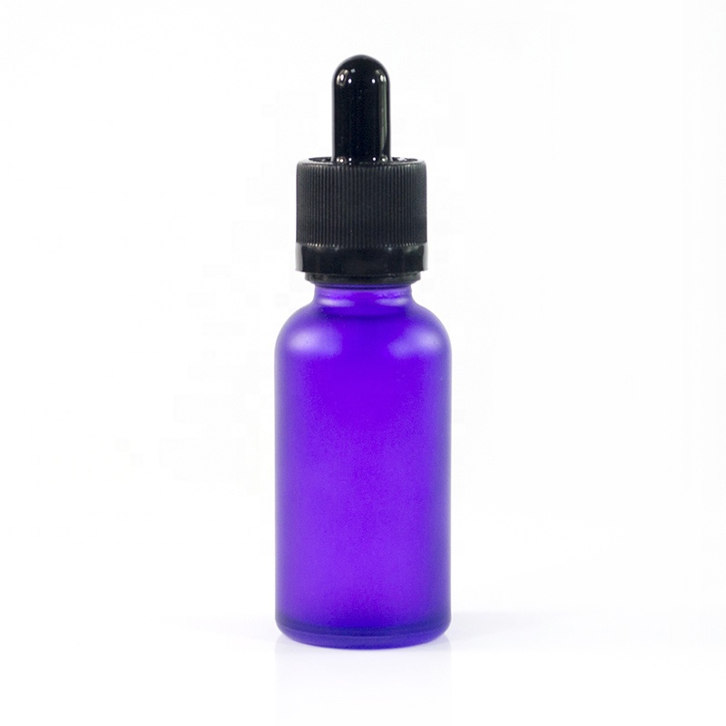 Cosmetic packaging serum essential oil amber green clear 15ml 30ml 50ml Glass Dropper Bottle for skin care