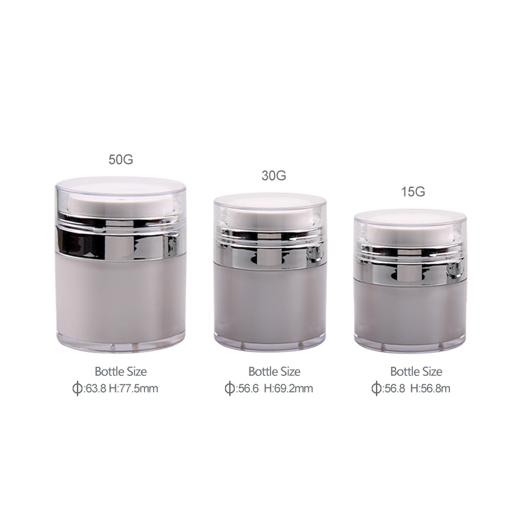 Cosmetic packaging skin care container for cream 15ml 30ml 50ml acrylic airless jar