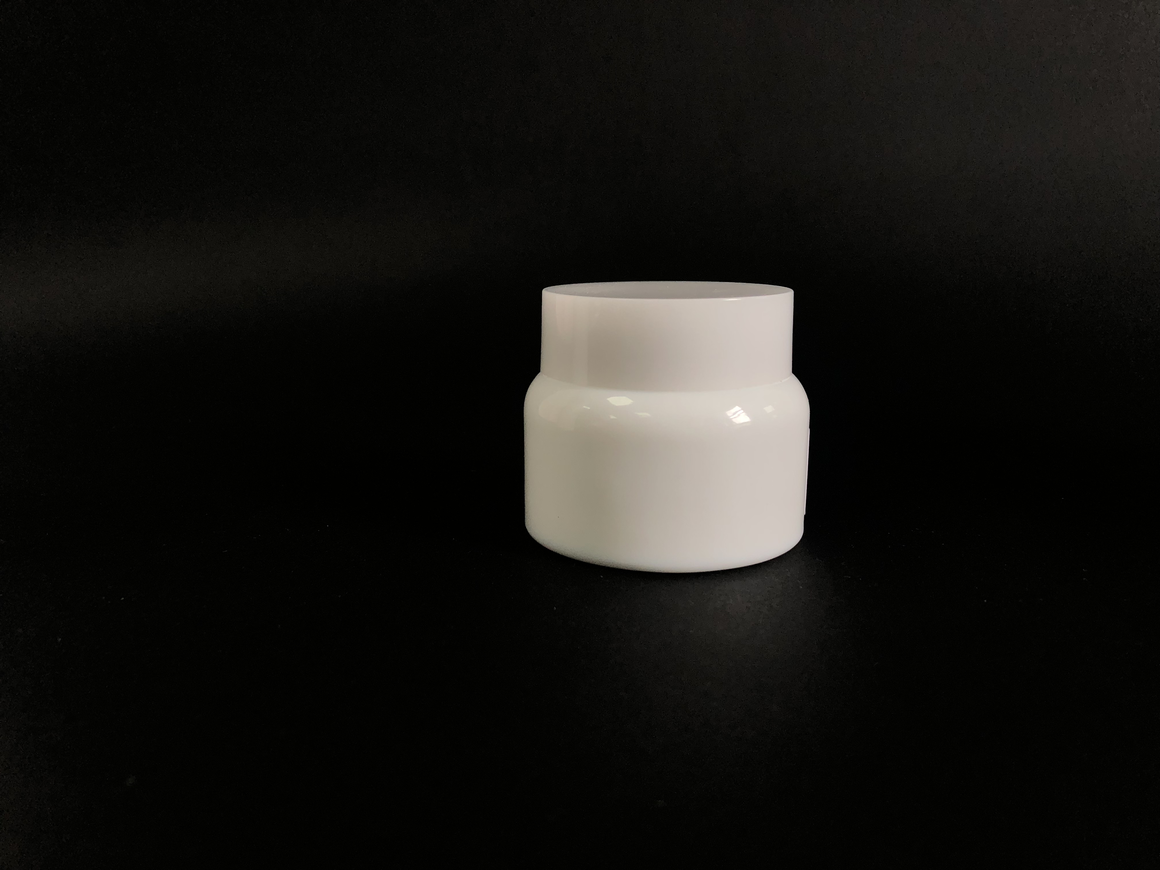 Cosmetic packaging skin care white 60g opal glass jar