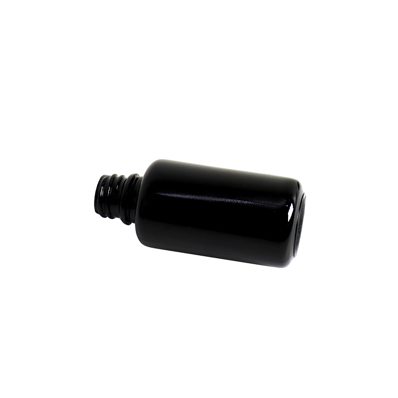 Cosmetic packing 5ml 15ml 30ml 50ml 100ml 150ml 200ml UV black Dark violet glass essential oil lotion cosmetic bottle and jar