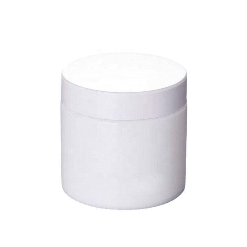 Cosmetic packing jar facial care cream white glass jar