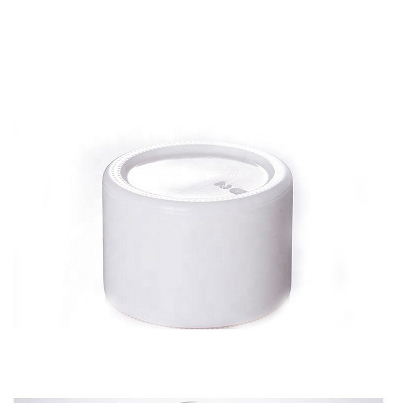 Cosmetic packing jar facial care cream white glass jar