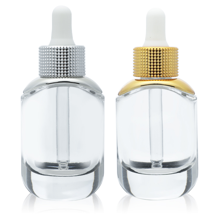 Cosmetic packing skincare package 30ml glass luxury serum bottle dropper bottle