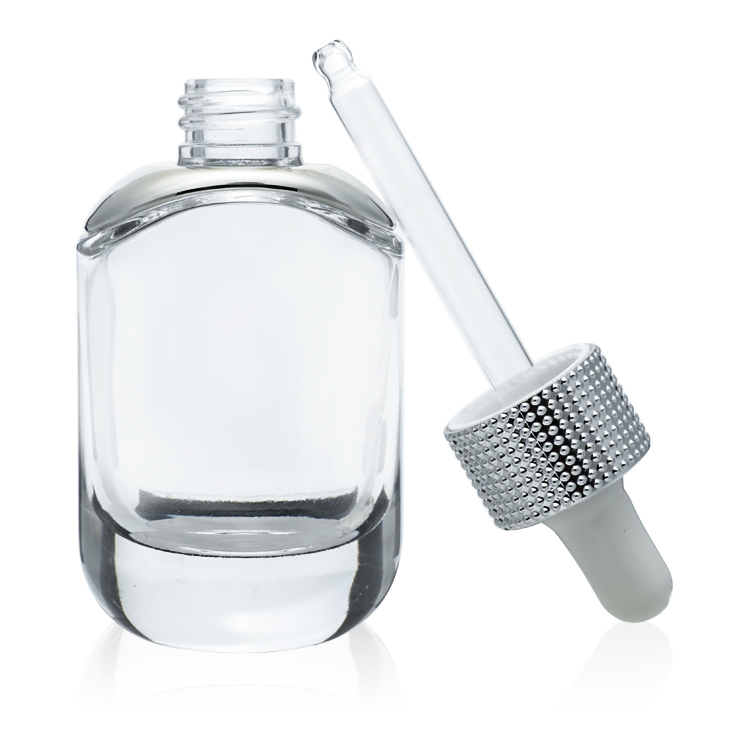 Cosmetic packing skincare package 30ml glass luxury serum bottle dropper bottle