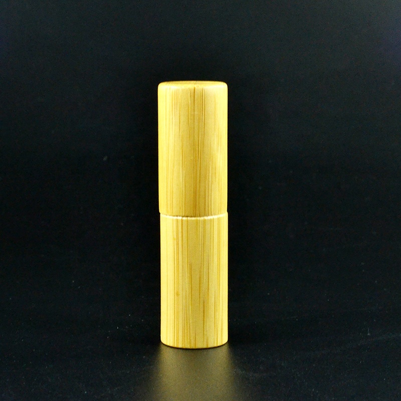 Cosmetic perfume packaging 5ml 10ml whole bamboo roller bottle with glass inner