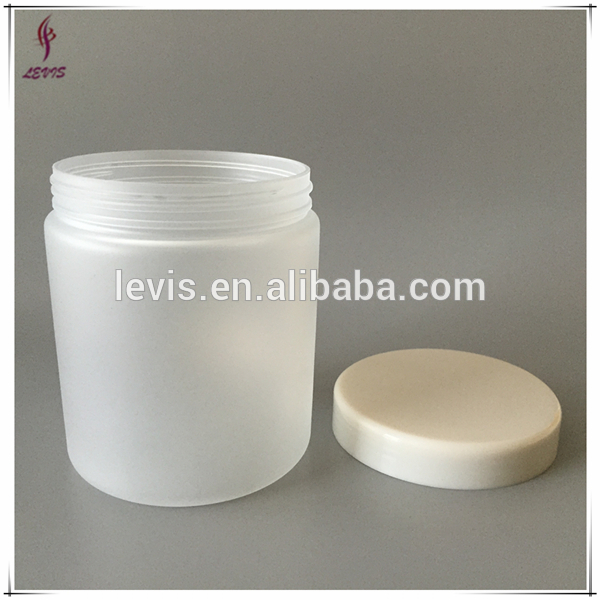 Cosmetic plastic frosted jar