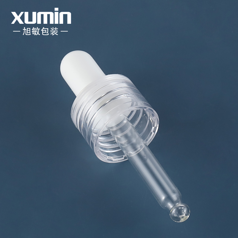 Cosmetic serum bottle clear 10ml square glass dropper bottle customized packaging