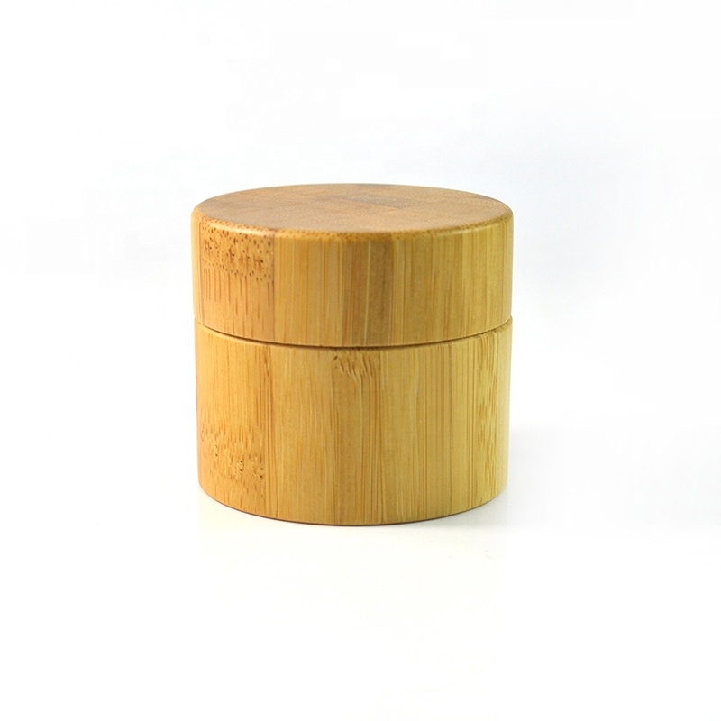 Cosmetic skin care packaging 5g 10g 15g 30g 50g 100g 150g 200g 250g bamboo plastic cream jar