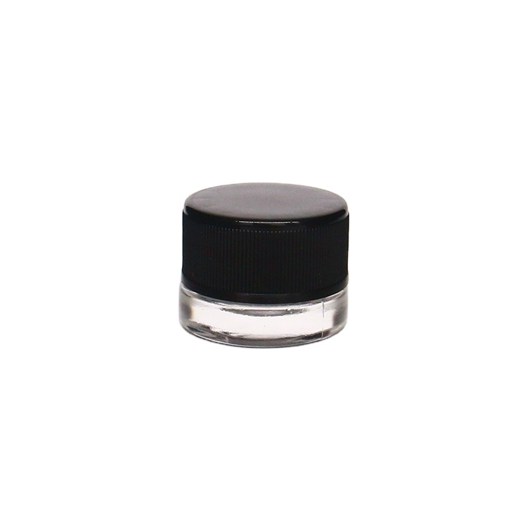 Cosmetics Container Mini Sample Testing Glass Eye Cream Jar With Child Resistant Lid