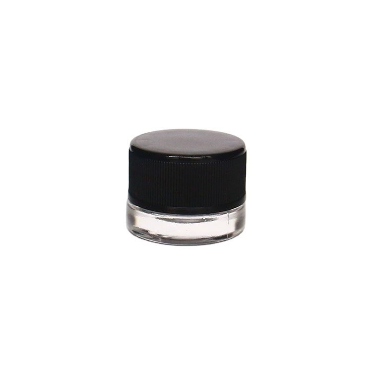 Cosmetics Container Mini Sample Testing Glass Eye Cream Jar With Child Resistant Lid