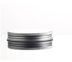 Cosmetics Empty Plastic Cream Pink Clay Face Mask Pet Jar Aluminium Lid Packaging Coffee Body Scrub Packaging Scrub Container
