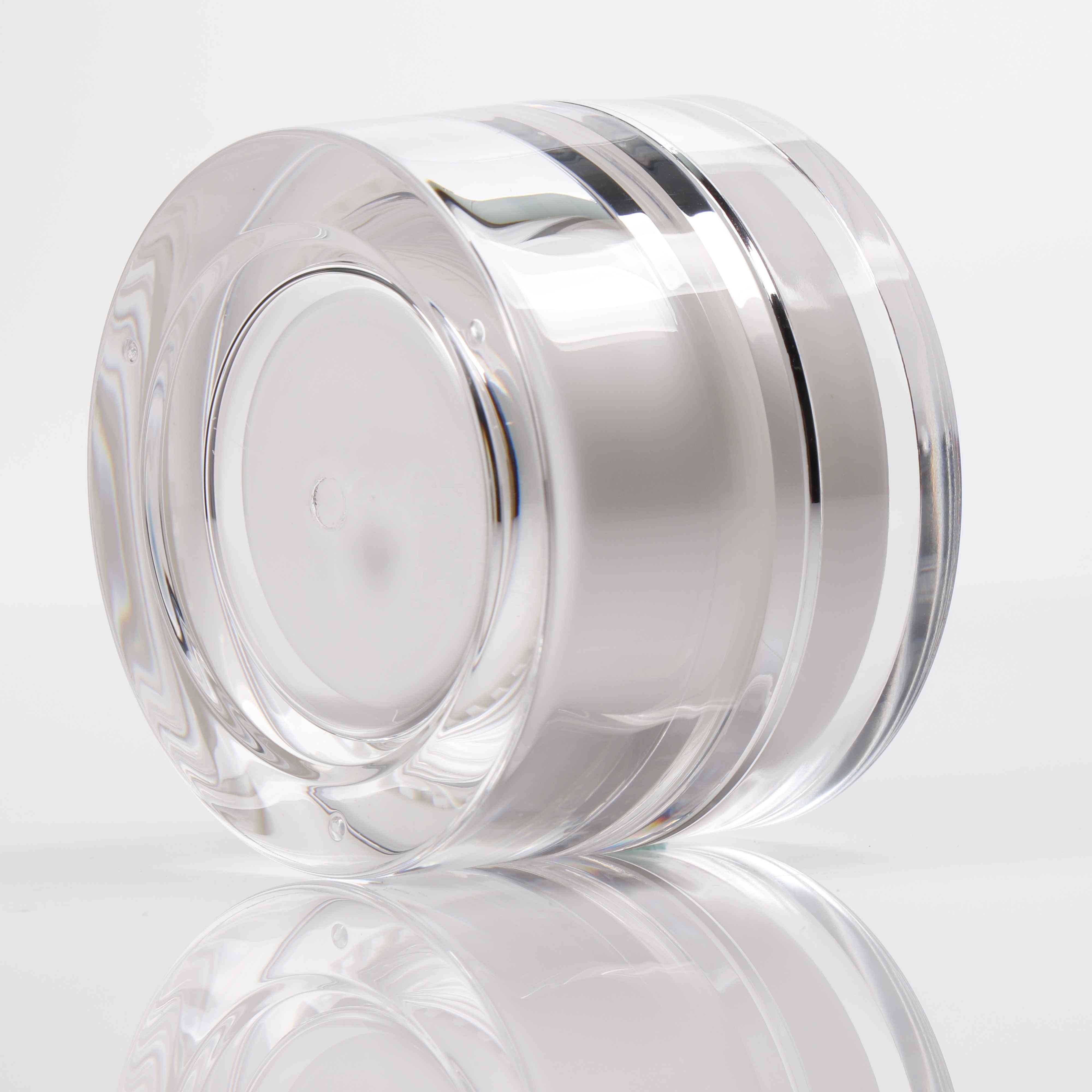 Cosmetics Packaging Skin Care Acrylic Plastic PP 5g 10g 15g 30g 50g 100g Cream Mask Jar Double Wall Plastic Jar with Inner jar