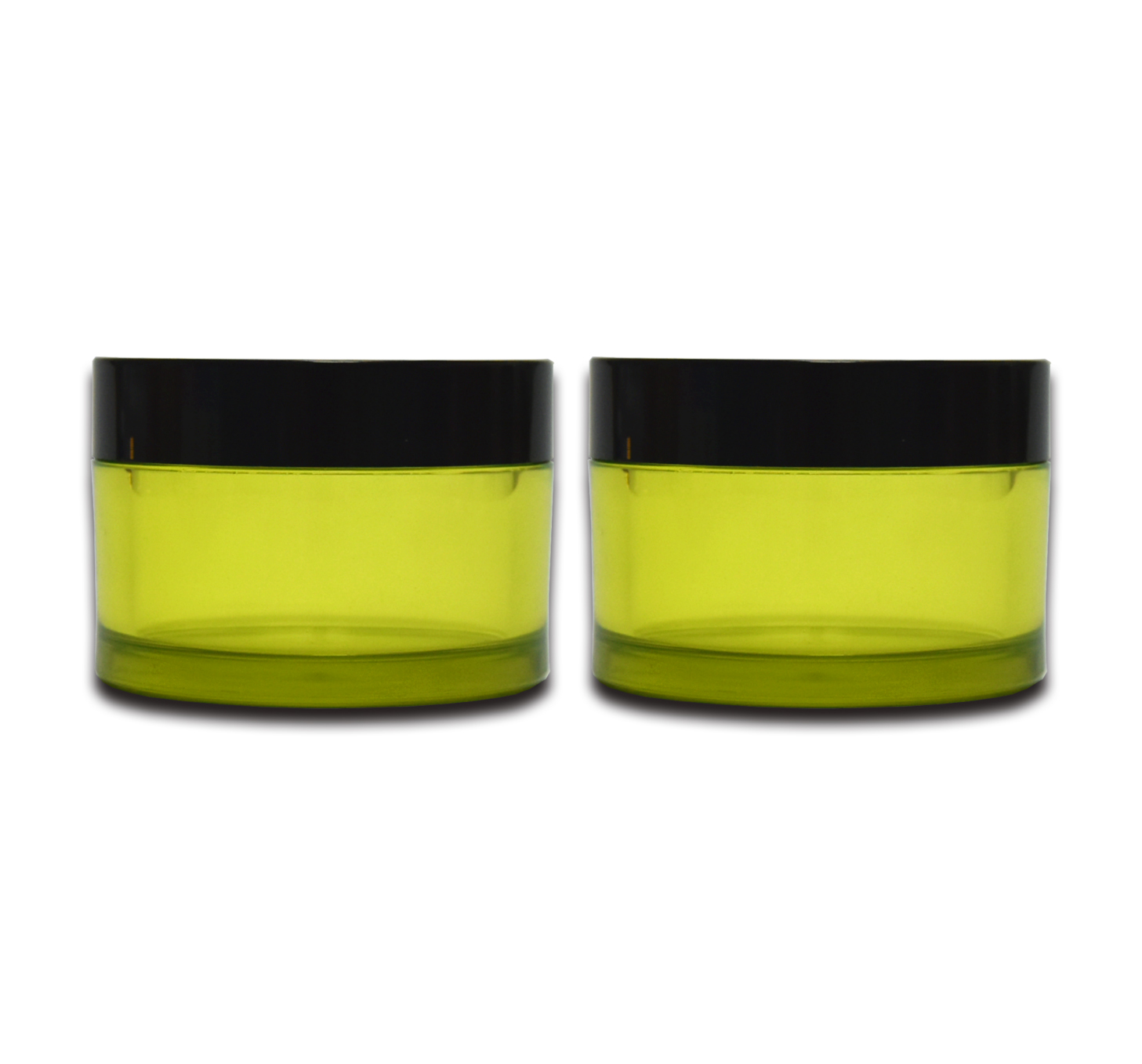 Cosmetics Plastic Cream Jar Pet Jar with Black Lid Packaging Body Scrub Packaging Scrub Container 30g 45g