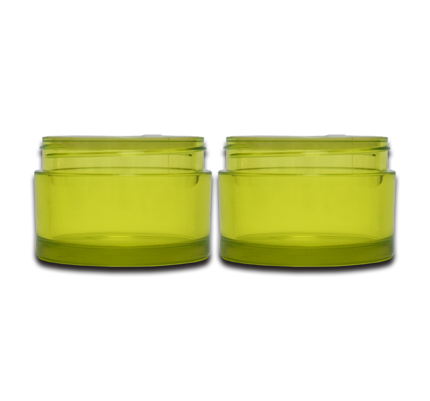 Cosmetics Plastic Cream Jar Pet Jar with Black Lid Packaging Body Scrub Packaging Scrub Container 30g 45g