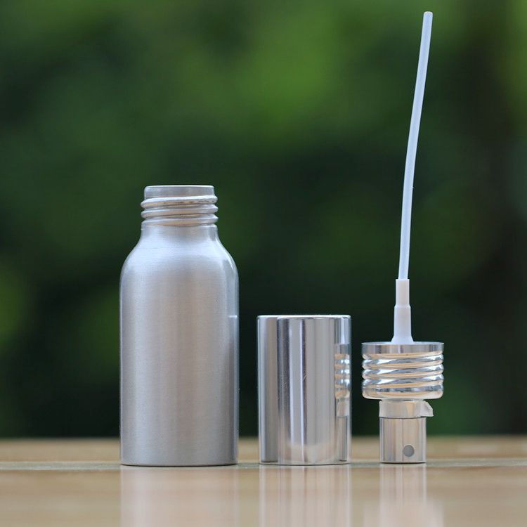 Cosmetics Spray Bottle Aluminum Fine Mist Hydrating Bottle Sample Spray Bottle 30/50/60/80/100/110/120/150/200/250ml