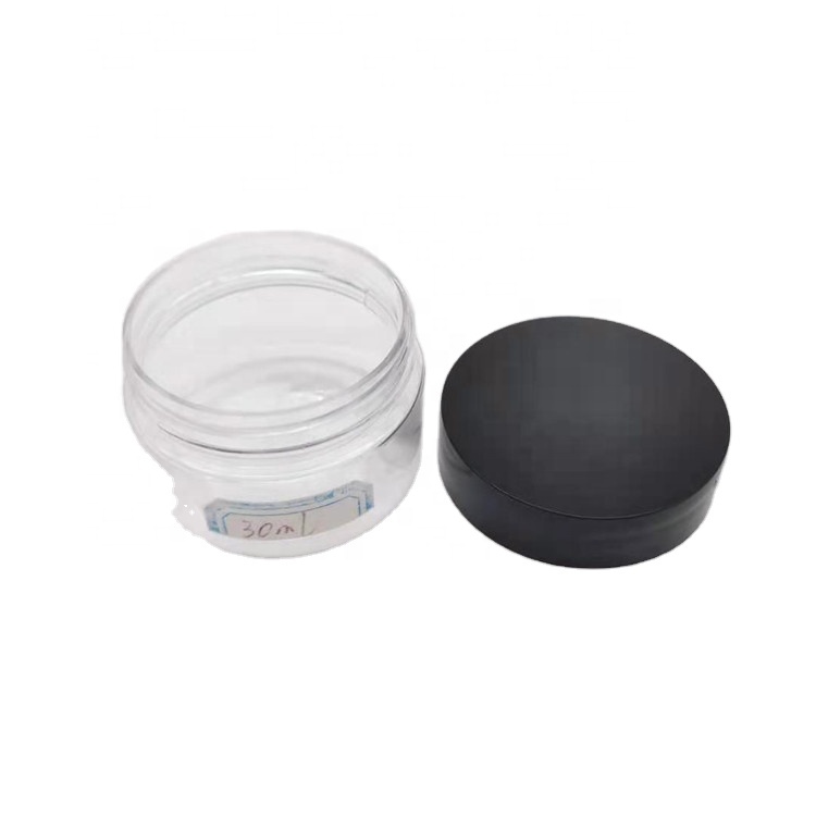 Cosmetics Storage Container 250g 300g 250ml 300ml Frosted clear PET plastic Jar with plastic screw cap