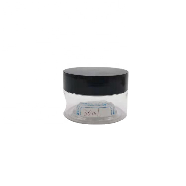 Cosmetics Storage Container 250g 300g 250ml 300ml Frosted clear PET plastic Jar with plastic screw cap
