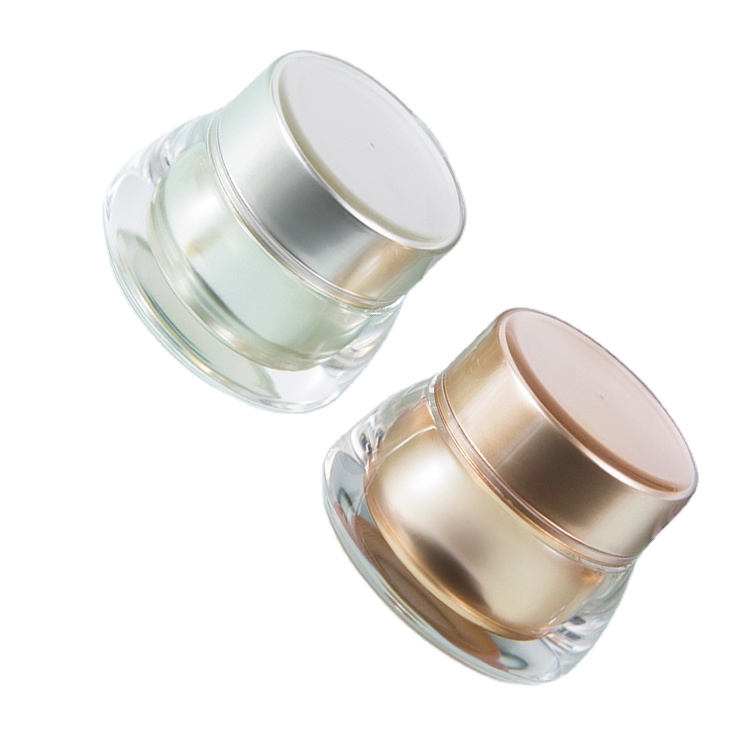 Cosmetics Storage Container 7g Frosted Plastic Jars With Screw Lid Acrylic Cream Jars For Cosmetic