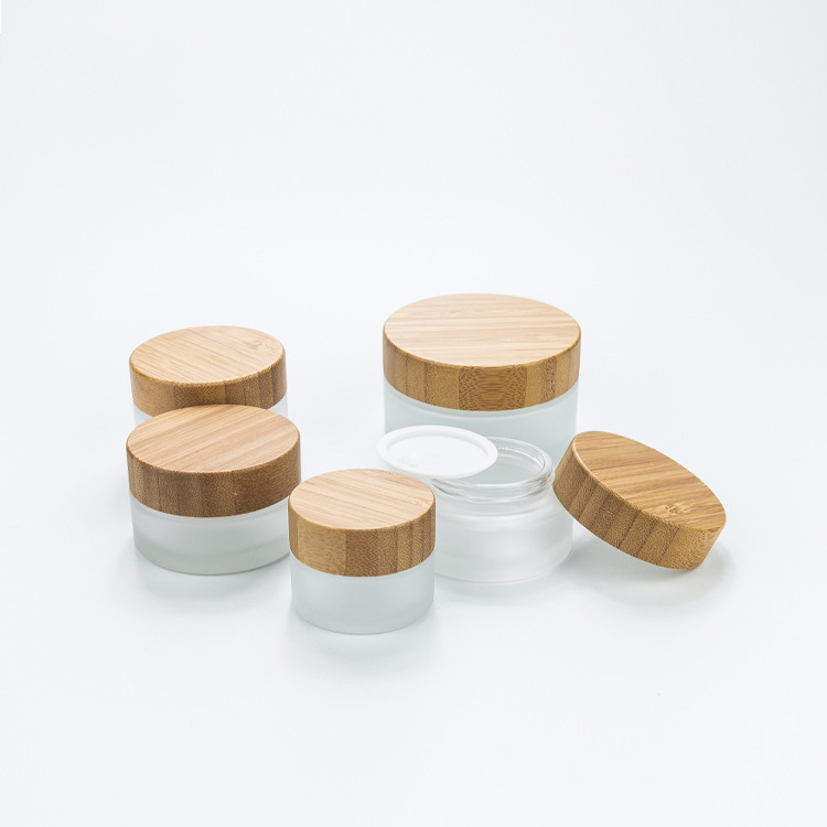 Cosmetics containers and packaging 20 ml round glass cosmetic container