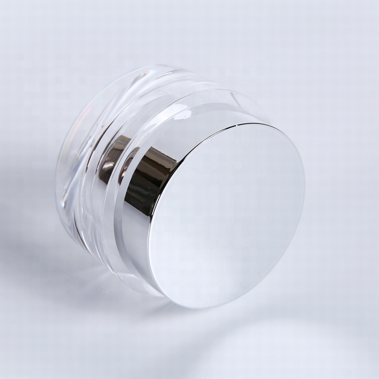 Cosmetics containers and packaging frosted transparent cosmetic cream 50g round acrylic jar