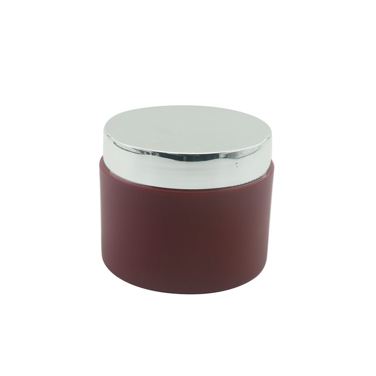 Cosmetics jar skin care containers and packaging empty jars with silver lid