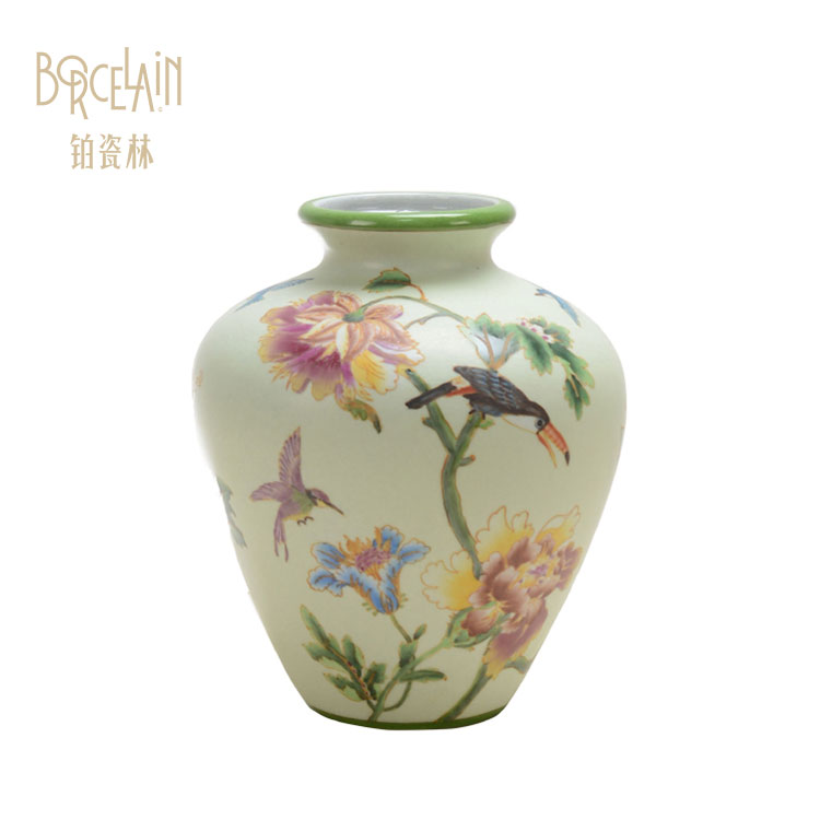 Cost price Chinese wholesale modern retro porcelain jar ceramic ginger jar for home decor