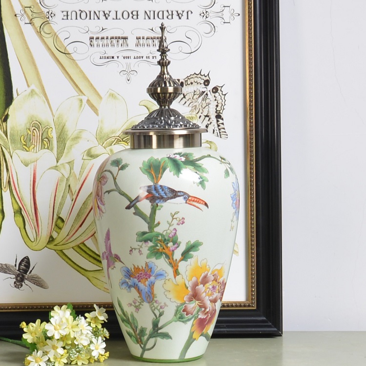 Cost price Chinese wholesale modern retro porcelain jar ceramic ginger jar for home decor