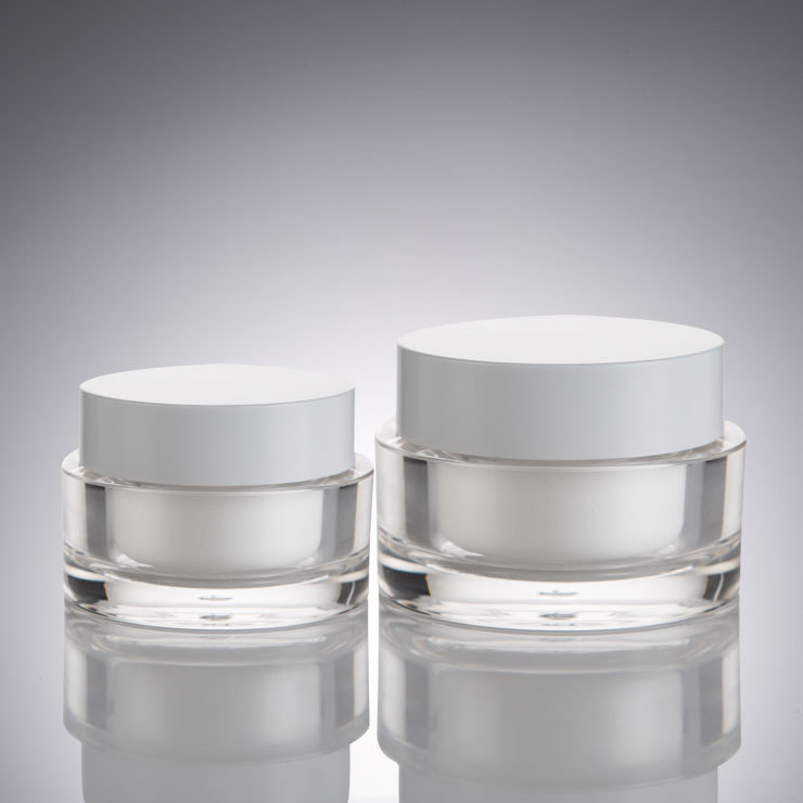 Cream 30g transparent acrylic cosmetic gel nail jar