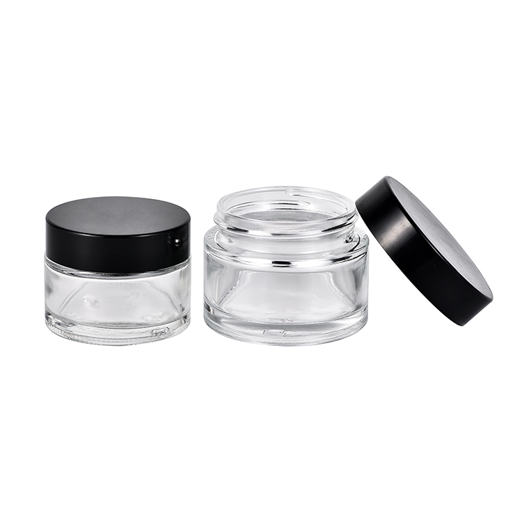 Cream Glass Jar/Container Cosmetic 5g 10g 15g 20g 30g 50g 100g Clear Small Cream Glass Jar for Eye Gel Lip Balm