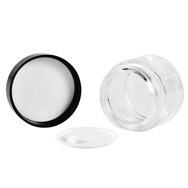 Cream Glass Jar/Container Cosmetic 5g 10g 15g 20g 30g 50g 100g Clear Small Cream Glass Jar for Eye Gel Lip Balm