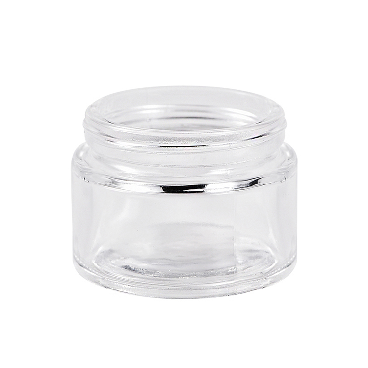 Cream Glass Jar/Container Cosmetic 5g 10g 15g 20g 30g 50g 100g Clear Small Cream Glass Jar for Eye Gel Lip Balm