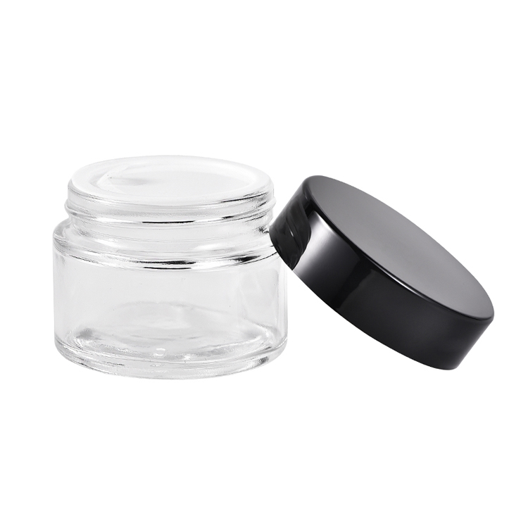 Cream Glass Jar/Container Cosmetic 5g 10g 15g 20g 30g 50g 100g Clear Small Cream Glass Jar for Eye Gel Lip Balm