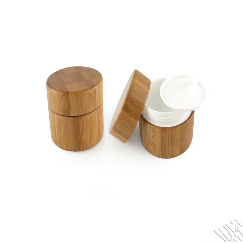 Cream Jar Bamboo Bottle Cosmetic Cream Bottles 10ml 15ml 20ml 30ml 50g 100g 150g 200g 250g Bamboo Series with Bamboo Cap Lid