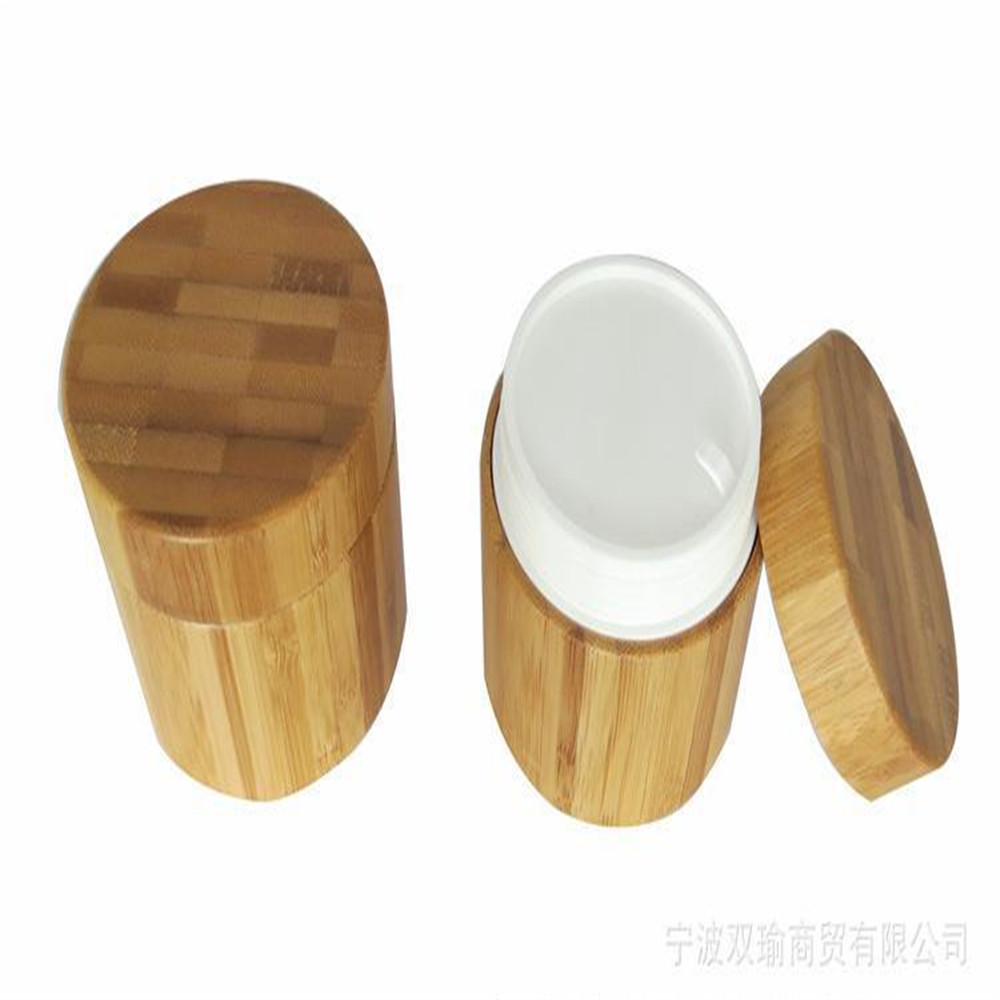 Cream Jar Bamboo Bottle Cosmetic Cream Bottles 10ml 15ml 20ml 30ml 50g 100g 150g 200g 250g Bamboo Series with Bamboo Cap Lid