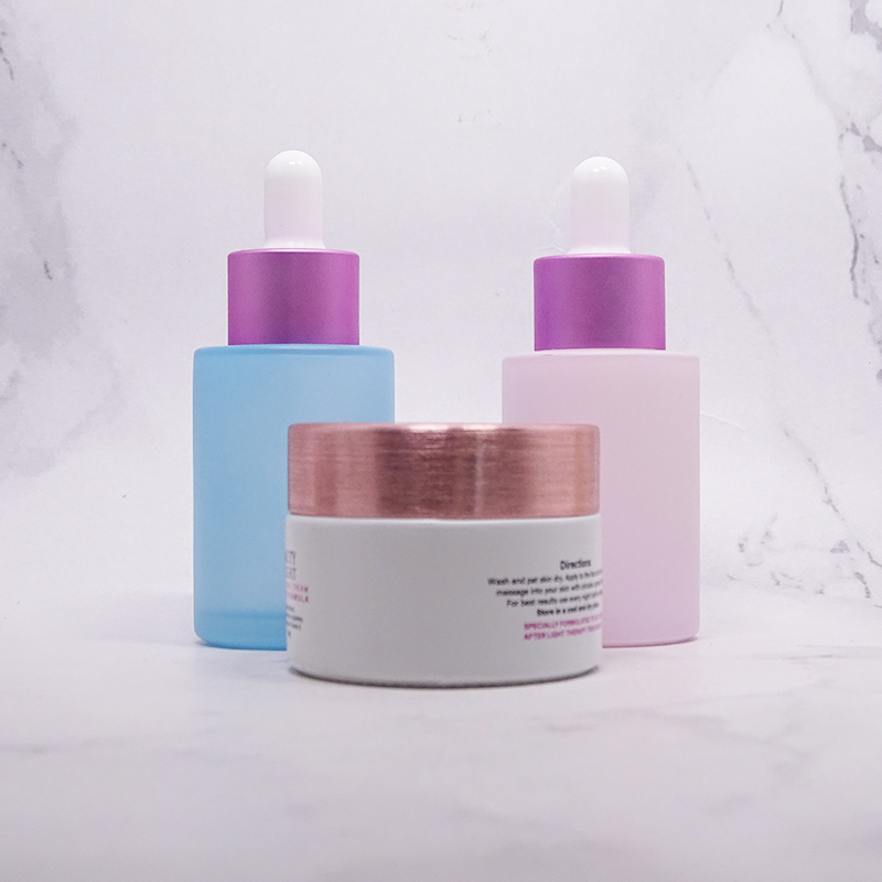 Cream Jars 100ml Cosmetic Jars 30g 100g Glass Empty Coloured Glass Skin Care Cream Aluminum