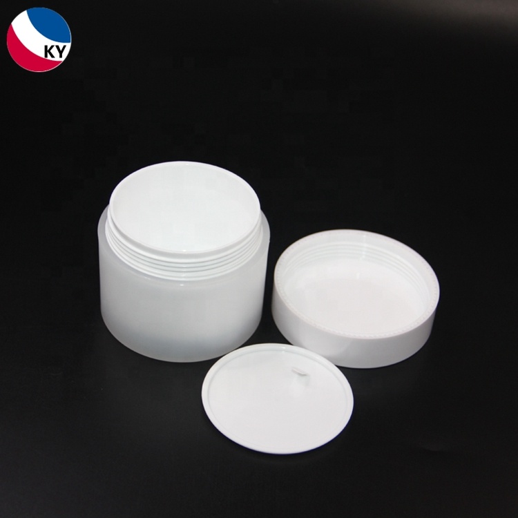 Cream Jars Matte Big Empty Plastic Luxurious White 150ml 150G Skin Care Cream