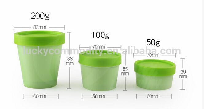 Cream Jars for cosmetic packing 8oz cosmetic plastic jars