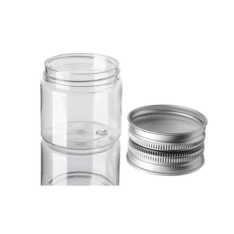 Cream Lotion Box Ointments Bottle aluminum cap Makeup Pot 200ml pet plastic skin cream Jar 150ml