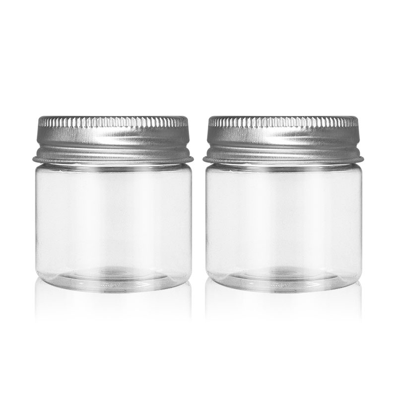 Cream Lotion Box Ointments Bottle aluminum cap Makeup Pot 200ml pet plastic skin cream Jar 150ml