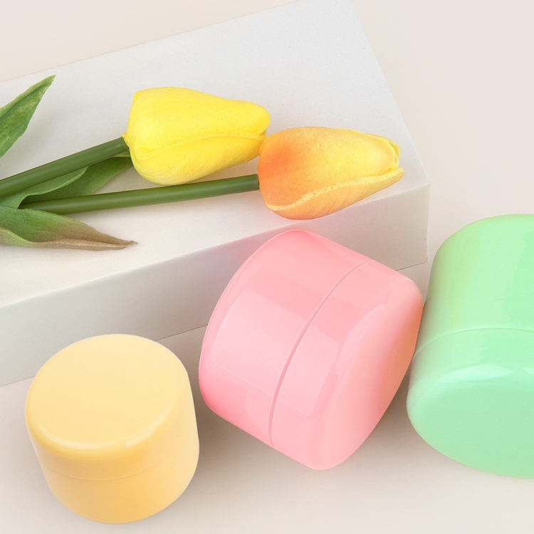 Cream bottle double wall cream jars eco PP cream container eco friendly cosmetic packaging plastic jar