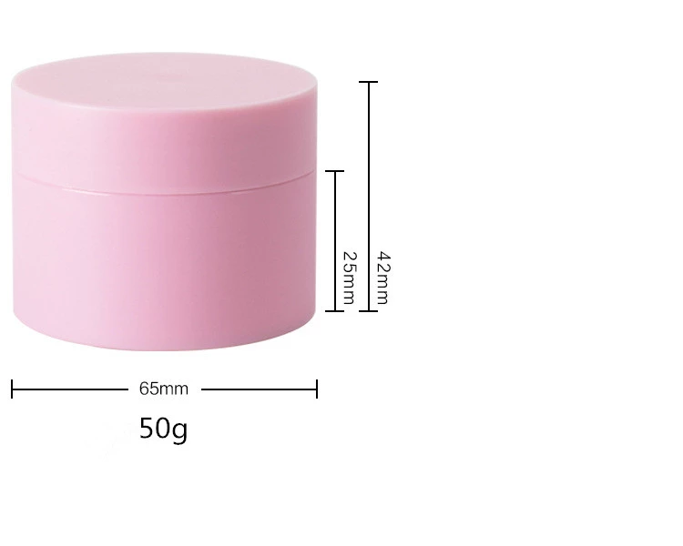 Cream bottle double wall cream matt jars 20g PP cream jars eco friendly cosmetic packaging plastic jar