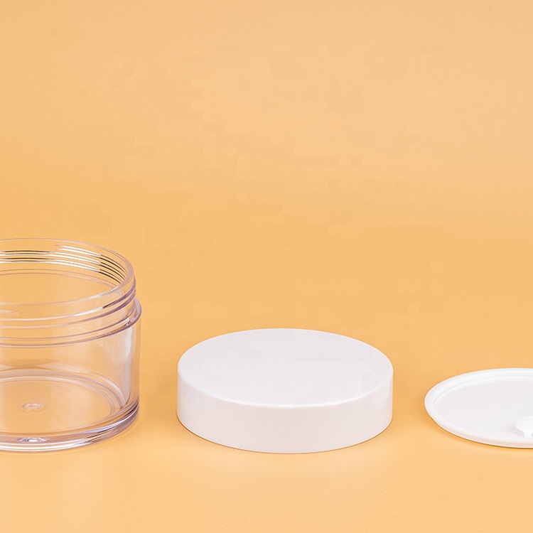 Cream container wall plastic jar 5 ml 10 ml 15 ml 30 ml 50 ml 100 ml 200 ml pet jar cosmetic jar with lid