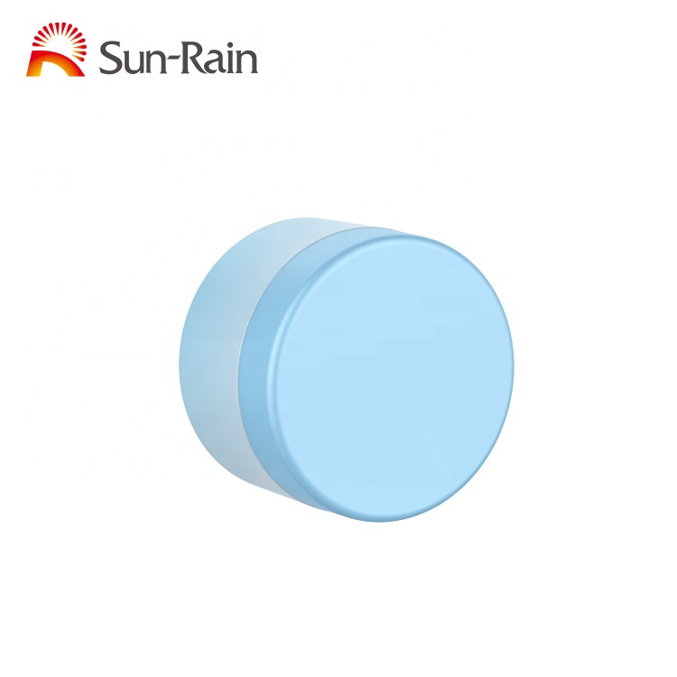 Cream empty round colorful eco-friendly high quality custom cosmetic plastic cosmetic packaging cream jar