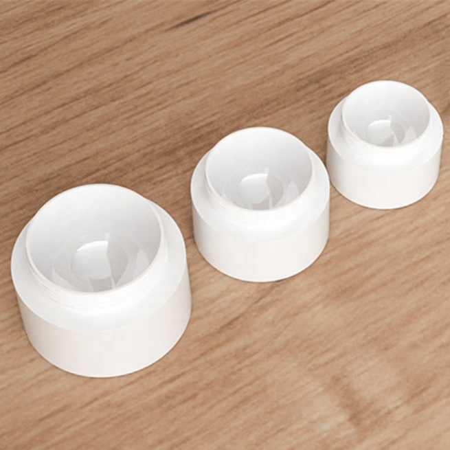 Cream jar 5g 10g 30g 50g 80g High-end plastic white cosmetic jar