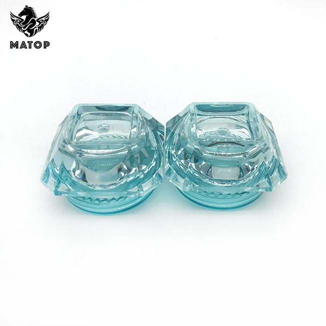 Cream packaging plastic cosmetic jar with lid