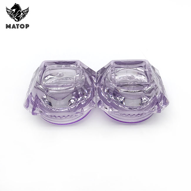 Cream packaging plastic cosmetic jar with lid