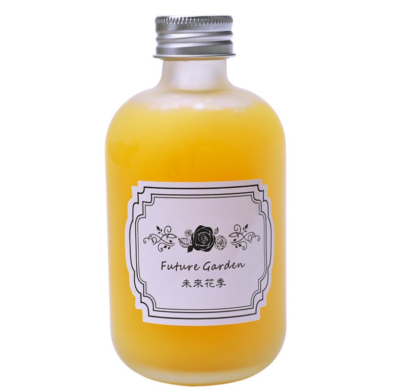 Creative Beverage Juice Milk Tea Glass Bottle 500ml Matte Fruit Wine Liquor Bottle Special For Catering Milk Tea Shop